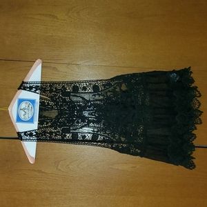 Maurices Black Lace Layering Tank